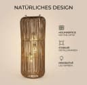 formano Solarlaterne Garten Rattan-Look 3 LED Birnen 60cm Bild 3