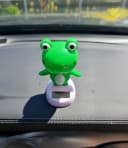 formano Solar Wackelfigur Frosch 10cm Bunt Bild 3