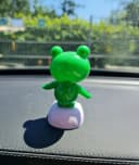 formano Solar Wackelfigur Frosch 10cm Bunt Bild 4