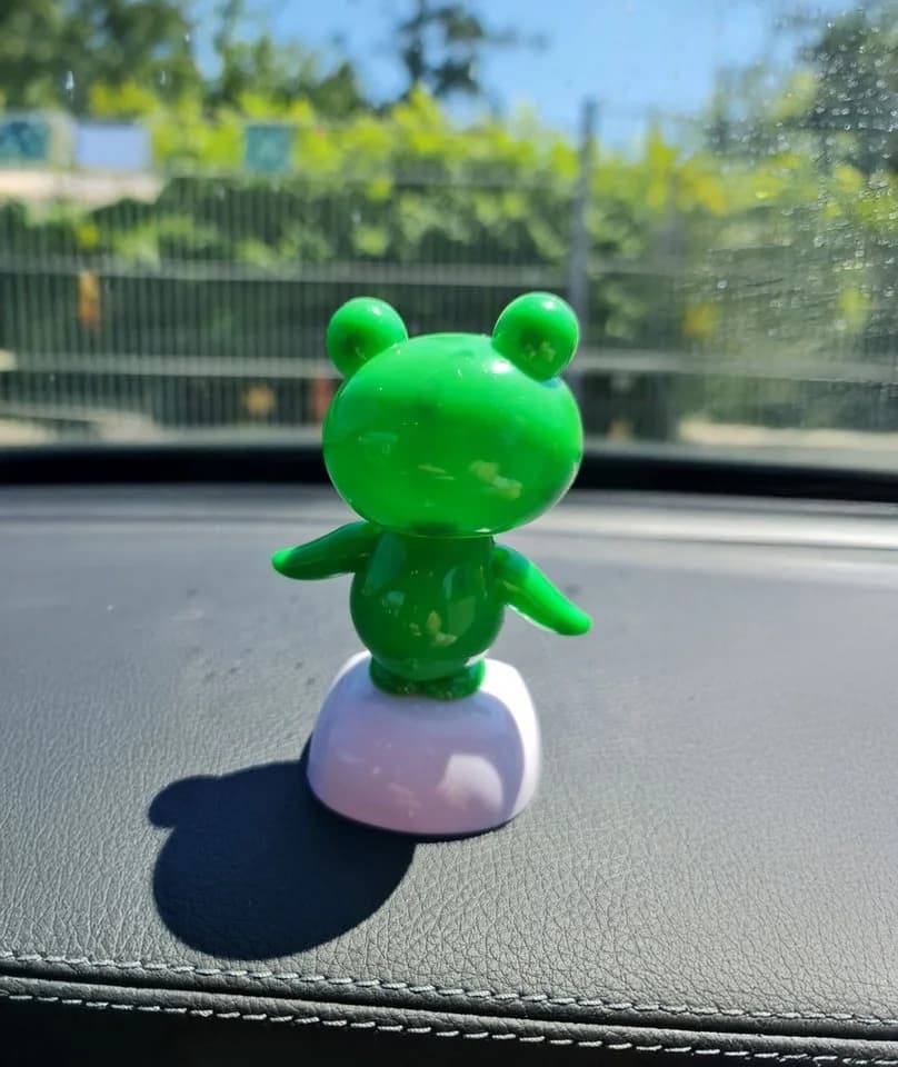 formano Solar Wackelfigur Frosch 10cm Bunt - Bild 4