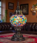 formano Tischleuchte Marokko Mosaik Tischlampe orientalisch bunt Bild 1