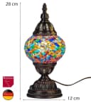 formano Tischleuchte Marokko Mosaik Tischlampe orientalisch bunt Bild 3