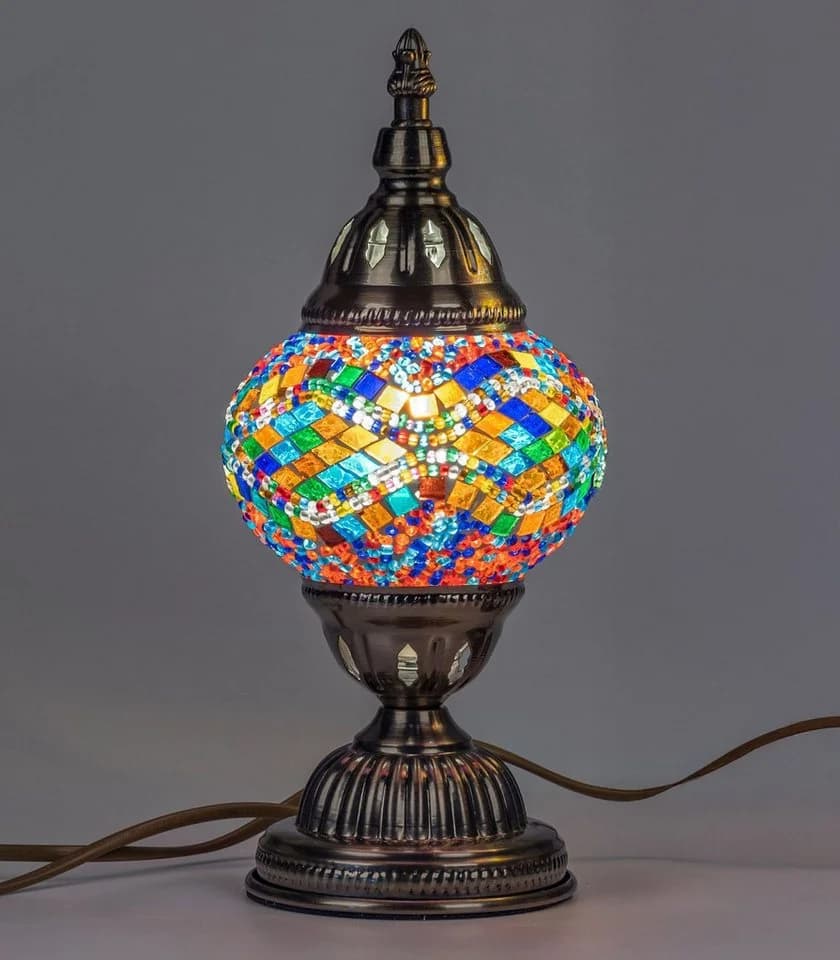 formano Tischleuchte Marokko Mosaik Tischlampe orientalisch bunt - Bild 4