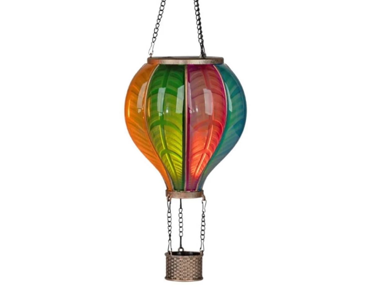 formano Dekolicht Solar-LED Heißluftballon bunt – Hängedeko für Garten & Balkon - Bild 2