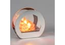 formano LED Dekolicht Spiegelfeuer 11cm Stimmungslicht Glas Timer Bild 4