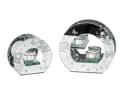 formano Teelichthalter Frühlingszeit Spiegelglas Silber Blumendekor Bild 1