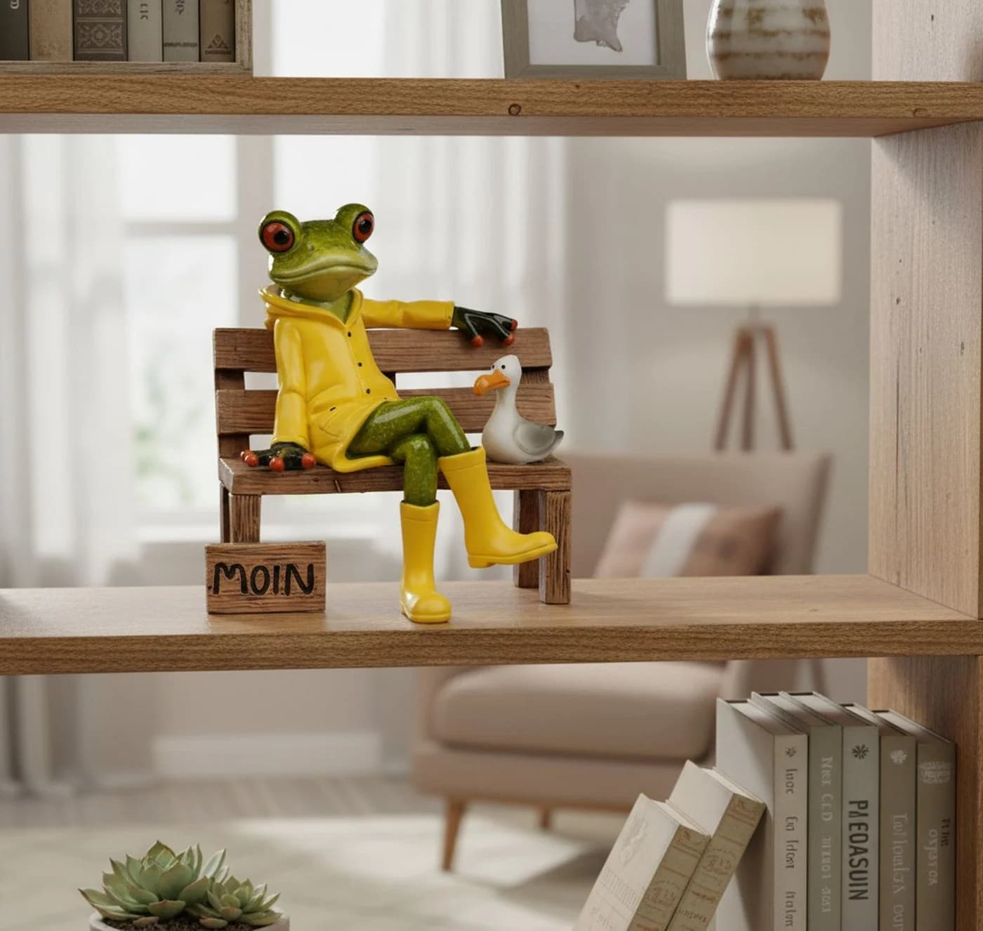 formano Sammelfigur Frosch 13cm Bunt Regenjacke - Bild 3