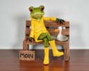 formano Sammelfigur Frosch 13cm Bunt Regenjacke Bild 4