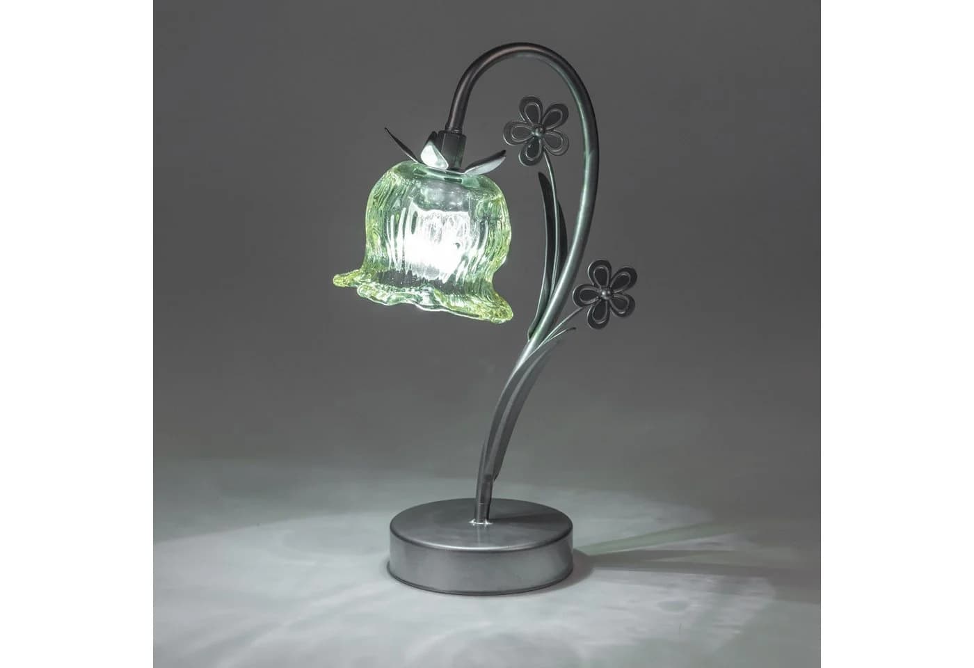 formano LED Tischleuchte Frühlingszeit Grün Blume