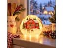 formano Kugelleuchte Weihnachtszeit Mehrfarbig Winterlandschaft Bild 1