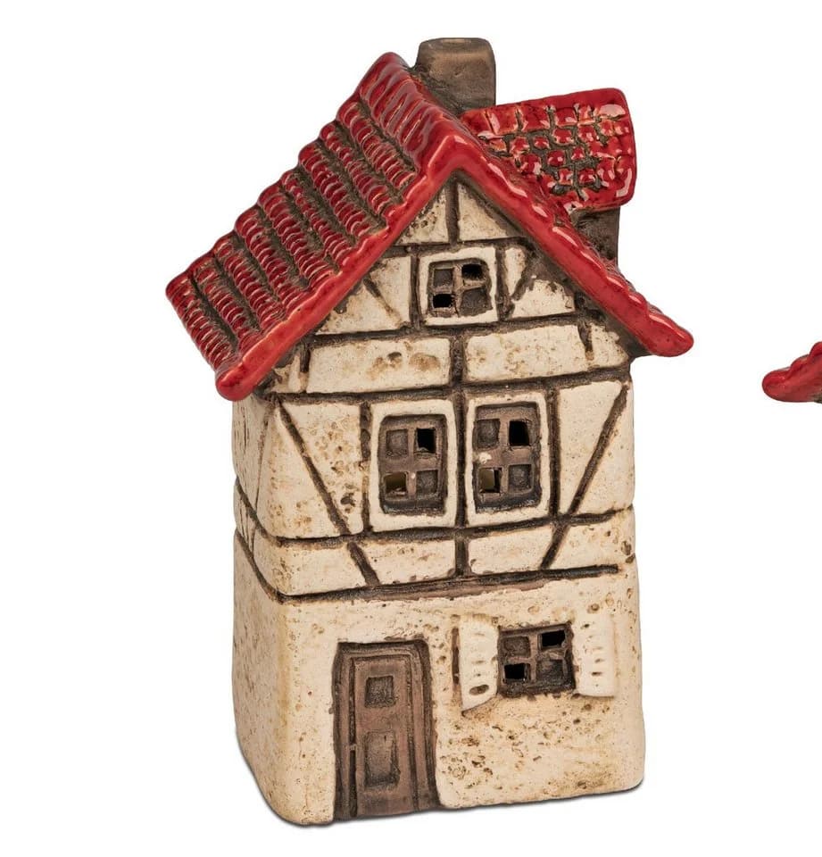 formano Windlicht Creme Haus Motiv