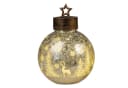 formano LED Kugelleuchte Winterwald Gold mit Timerfunktion Bild 2