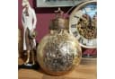 formano LED Kugelleuchte Winterwald Gold mit Timerfunktion Bild 3