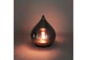 formano Tischleuchte Flamme LED mit Timerfunktion Silber/Transparent Bild 4
