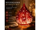 formano LED Deko-Tropfen Weihnachten 21 cm Frosty-Rot mit Timer Bild 1