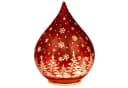 formano LED Deko-Tropfen Weihnachten 21 cm Frosty-Rot mit Timer Bild 2