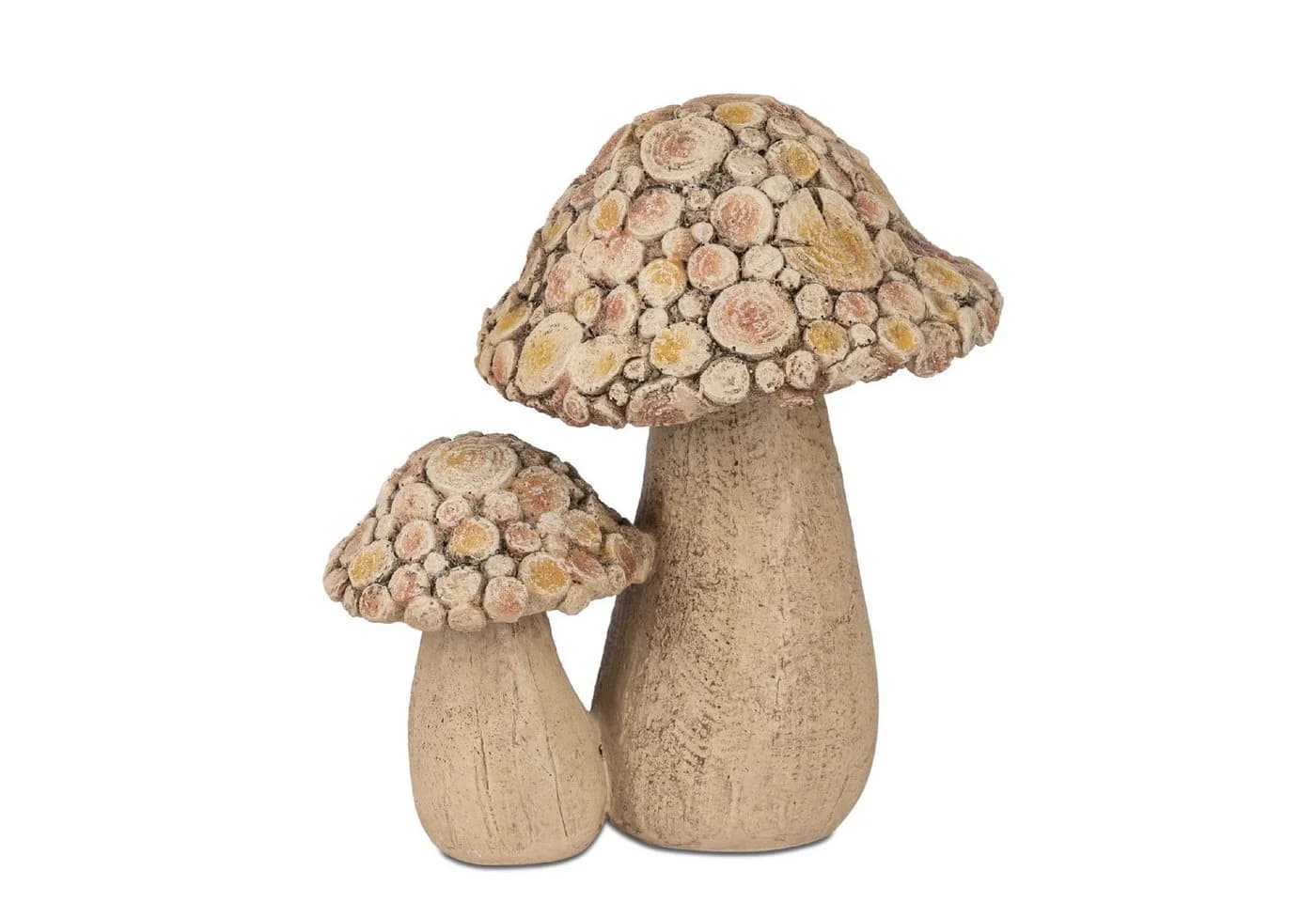 formano Dekofigur Wood Pilz creme braun