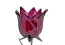 formano Teelichthalter Blüten Lila Blütenmotiv Metall Bild 1