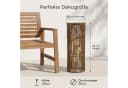 formano Solarlaterne Rattan-Look mit 3 LED Birnen Bild 5