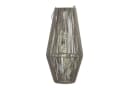 formano LED Tischleuchte Rattan-Optik Grau Solarbetrieben Bild 3
