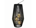formano Solarlaterne Rattanoptik Schwarz mit LED Bild 2