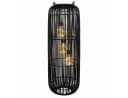 formano Solarlaterne Außen Garten Rattan Look Laterne 60 cm schwarz Bild 2
