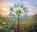 formano Gartenfigur Windrad Schmetterlinge Metall Garten bunt Windspiel Bild 1