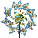 formano Gartenfigur Windrad Schmetterlinge Metall Garten bunt Windspiel Bild 2
