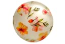 formano LED Deko Kugel Glas Blumenmotiv 15 cm mit Timer Bild 2