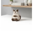 formano Dekokatze Cartoon-Stil Creme-Braun 25 cm Bild 3