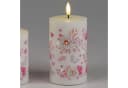 formano LED-Kerze Rosen mit Timerfunktion Weiß Bild 2