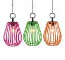 formano 3er Set Solar Windlicht Hängend LED Metall IP44 Bild 2