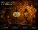 formano Tischleuchte 2er Set Orientalische Mosaiklampe Bunt Bild 1