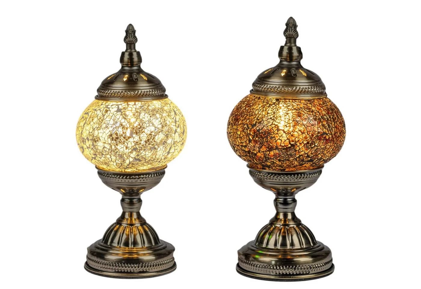 formano Tischleuchte 2er Set Orientalische Mosaiklampe Bunt - Bild 2