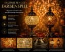 formano Tischleuchte 2er Set Orientalische Mosaiklampe Bunt Bild 3