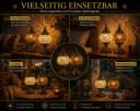formano Tischleuchte 2er Set Orientalische Mosaiklampe Bunt Bild 5