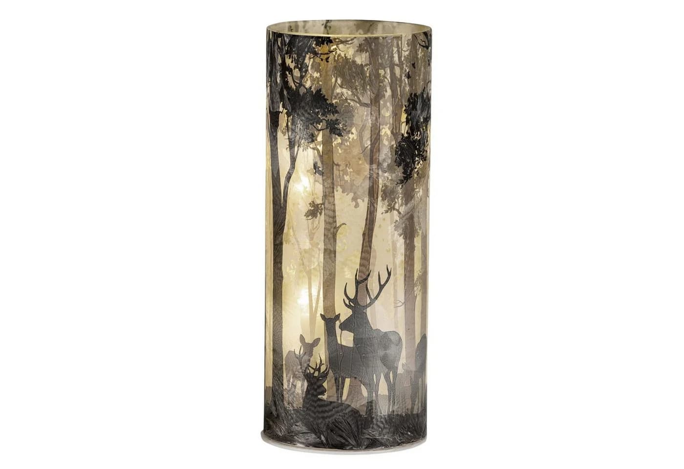 formano LED Dekolicht Leuchtglas Hirschmotiv mattes Glas - Bild 2