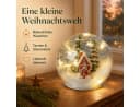 formano LED Deko-Kugel Winterlandschaft mit Timer, 12 cm Bild 1