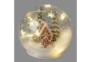formano LED Deko-Kugel Winterlandschaft mit Timer, 12 cm Bild 2