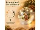 formano LED Deko-Kugel Winterlandschaft mit Timer, 12 cm Bild 3