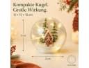 formano LED Deko-Kugel Winterlandschaft mit Timer, 12 cm Bild 4