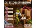 formano Handbemalte Frosch-Dekofigur mit Bierkrug auf Bank, 14 cm, Bayern-Motiv Bild 5