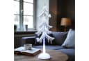 formano LED Weihnachtsbaum Acryl 25cm mit Licht & Vogel Winterdeko Bild 3