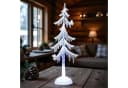 formano LED Weihnachtsbaum Acryl 25cm mit Licht & Vogel Winterdeko Bild 4