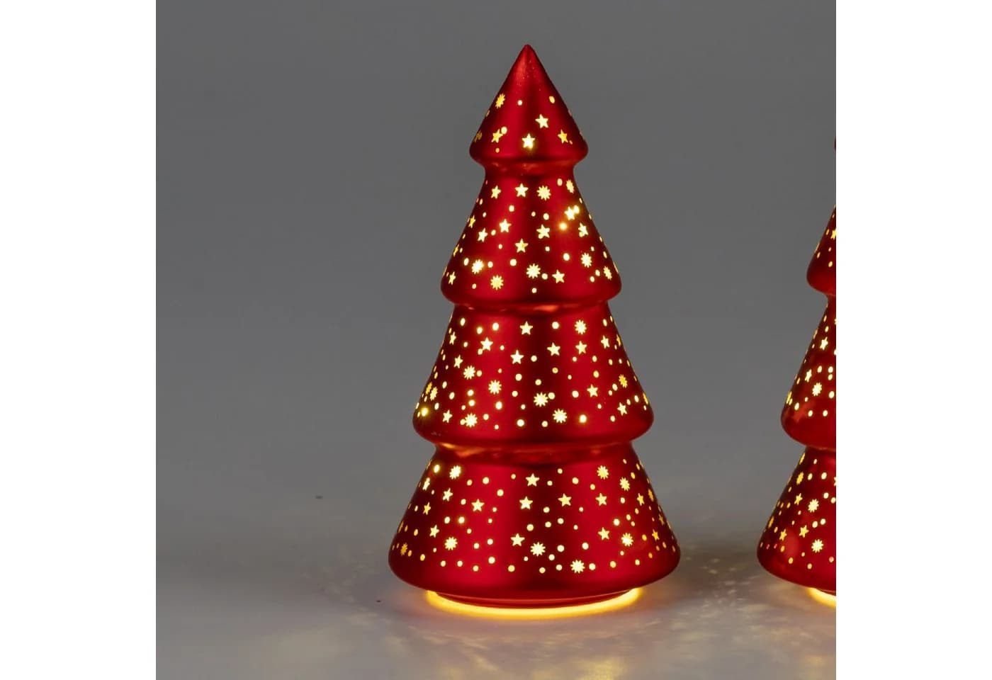 formano LED Deko Pyramide Sterne Rot mit Timer - Bild 2
