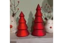 formano LED Dekoobjekt Sterne Pyramide Rot mit Timerfunktion Bild 1