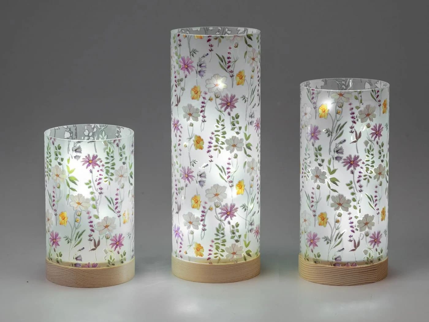 formano Tischleuchte Streublumen LED mit Timerfunktion