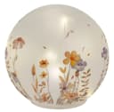 formano LED Dekolicht Deko Kugel Glas Wiesenblumen 15 cm Bild 2