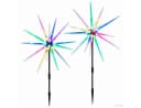 Weltbild LED-Gartenstecker Polarstern 2er Set Bunt Bild 1