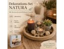 Weltbild Deko-Set Natura mit Kerzen, Holz & Tannenzapfen Bild 1